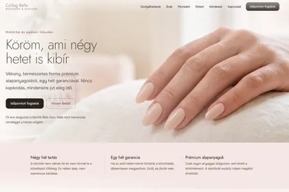 Ipari beszállító bemutató weboldala adatgazdag terméktáblázattal